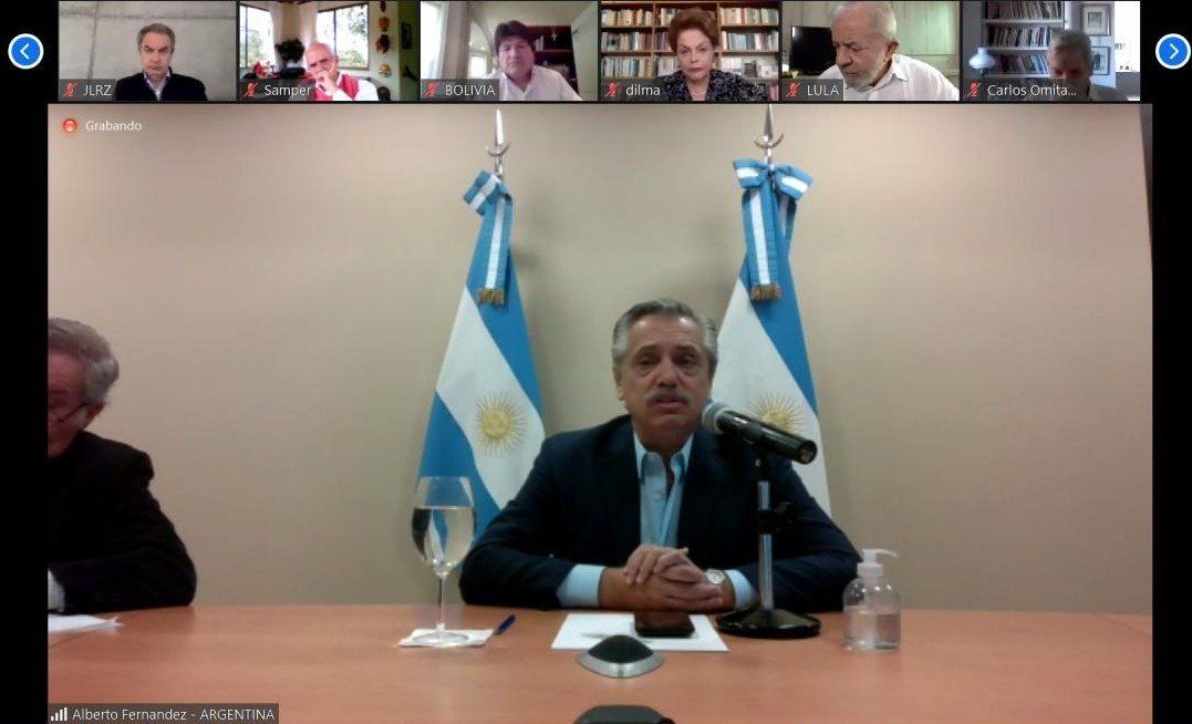 Fernández, ante el grupo de Puebla, a horas de extender la cuarentena: Elegí la salud antes que la economía