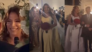 las fotos de la gran fiesta de casamiento de lizy tagliani y sebastian nebot con muchos famosos invitados