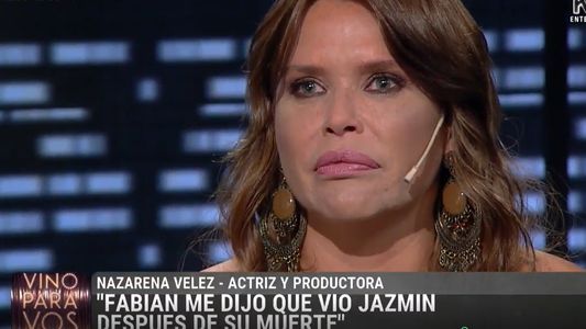 Nazarena Vélez: Siento la presencia de Fabián