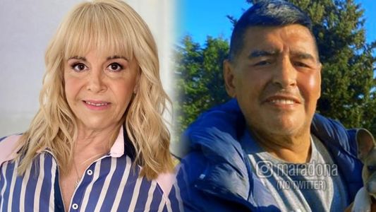 La foto de WhatsApp de Claudia Villafañe genera una nueva polémica en el entorno Maradona