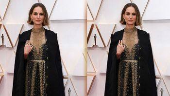 El mensaje de protesta en el vestido de Natalie Portman