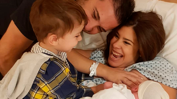 Nació Luca, el segundo hijo de Cecilia Insingna y Diego Brancatelli