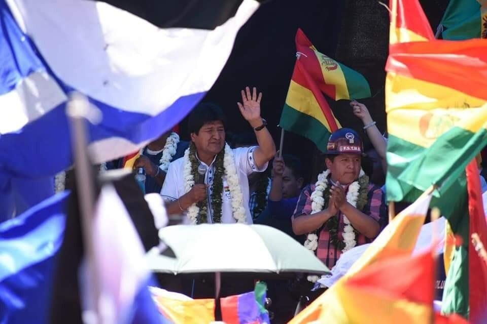 Evo defiende su triunfo electoral mientras Venezuela denuncia un guión golpista de EE.UU. para Bolivia