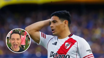 Se conoció el video del hincha de Boca que se burló de River y fue agredido por Maxi Salas