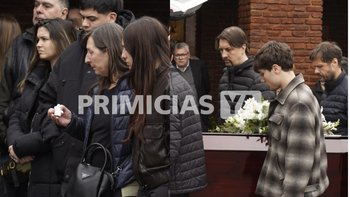 El profundo dolor de la mujer de Fernando Confessore en su último adiós: las fotos