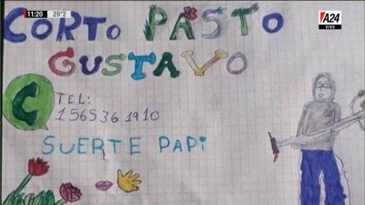 Suerte, papi: la historia de la nena que hizo un dibujo y ayudó al padre a encontrar trabajo