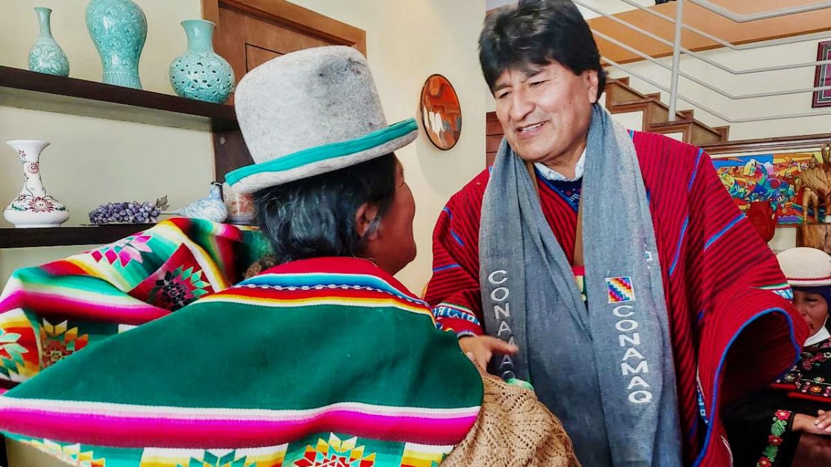 Evo Morales criticó el presunto envío de armas hecho durante el gobierno de Mauricio Macri parar apoyar el golpe de Estado de 2019 en Bolivia. Foto: Twitter de Evo Morales.
