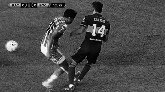 El VAR y Boca no se llevan bien: Melgarejo debió haber sido expulsado en Racing pero siguió en cancha y fue el autor del gol