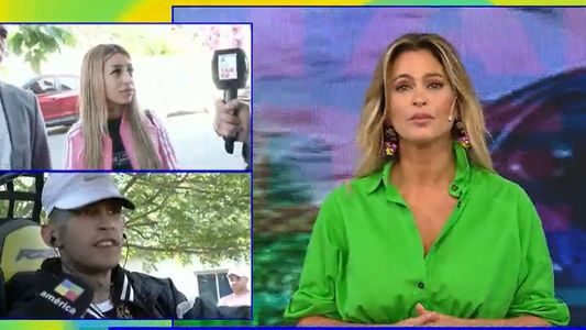 Las dos caras de L-Gante: le reparte dinero a los fans y a su hija le tira una bolsa de comida