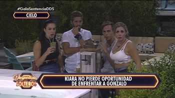 Fuerte pelea de Kiara con Gonzalo en Despedida de solteros: Sos poco hombre, no tenés huevos