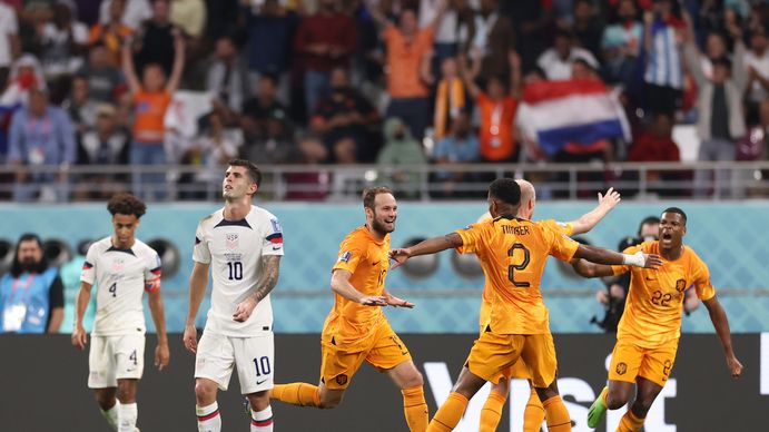 Mundial Qatar 2022: Países Bajos le gana 3 a 1 a Estados Unidos por los octavos de final. 
