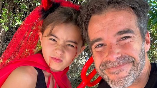 Nicolás Cabré reveló la filosa reacción de su hija Rufina ante un compañerito que le habló mal de él