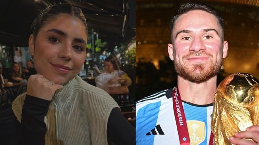 El sorpresivo mensaje de Camila Mayan durante el partido de Argentina y Chile: ¿palito para Alexis Mac Allister?