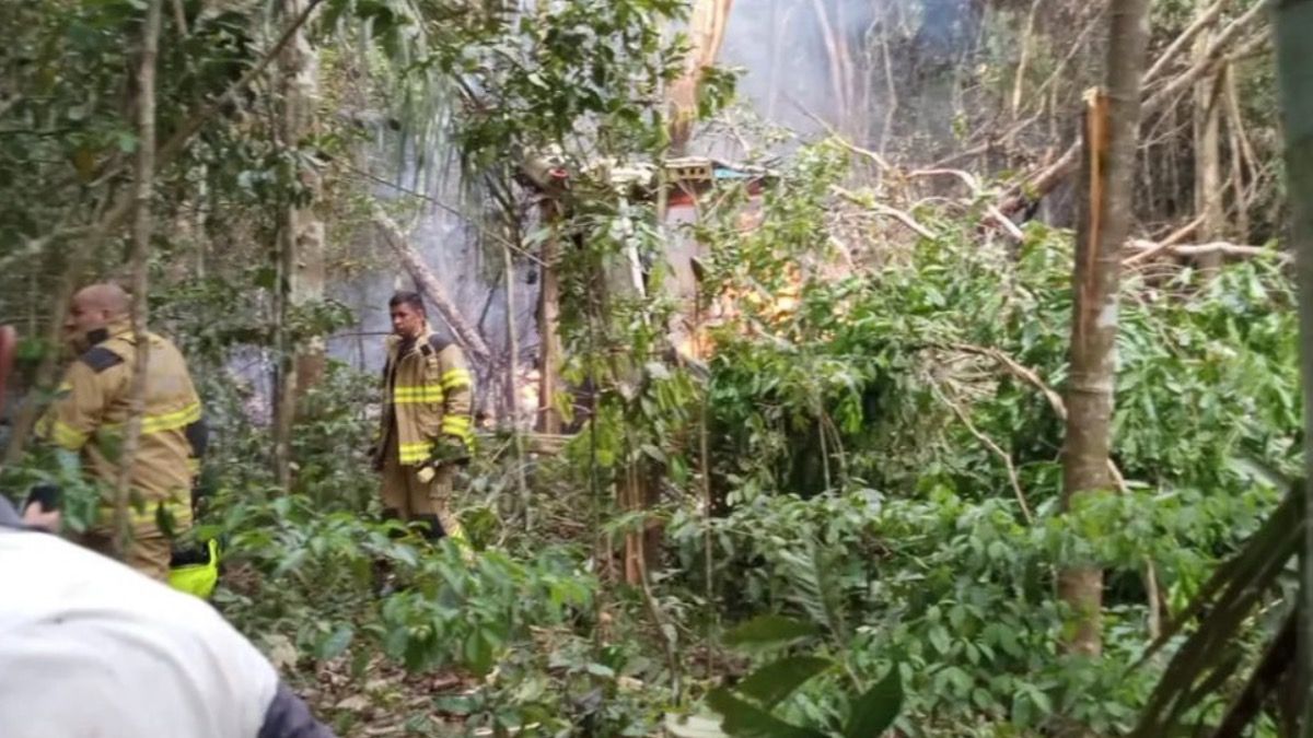 Amazonas: al menos doce personas murieron al caer una avioneta. (Foto: Delpy News)