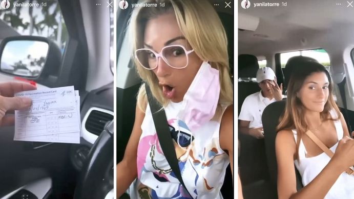 Yanina Latorre varada en Estados Unidos tras aplicarse la segunda dosis de la vacuna del Covid