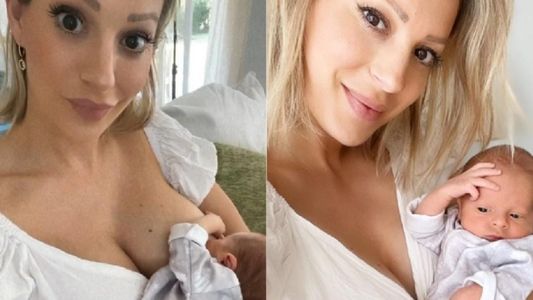 Noelia Marzol contó que le cuesta mucho dormir tras la llegada de Donatello: Mis ojeras