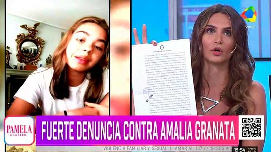 Acusaron a Amalia Granata de abuso infantil y ella misma se denunció en la Justicia: Le pedí al fiscal que me haga pericias psiquiátricas y psicológicas