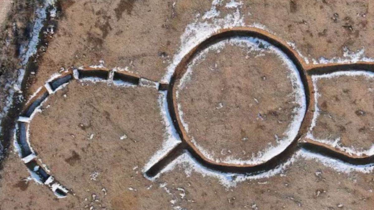Arqueólogos descubren en Francia un monumento antiguo. (Foto: gentileza Inrap)