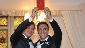 Luis Pavesio se casó con Damián: Sellando nuestro amor