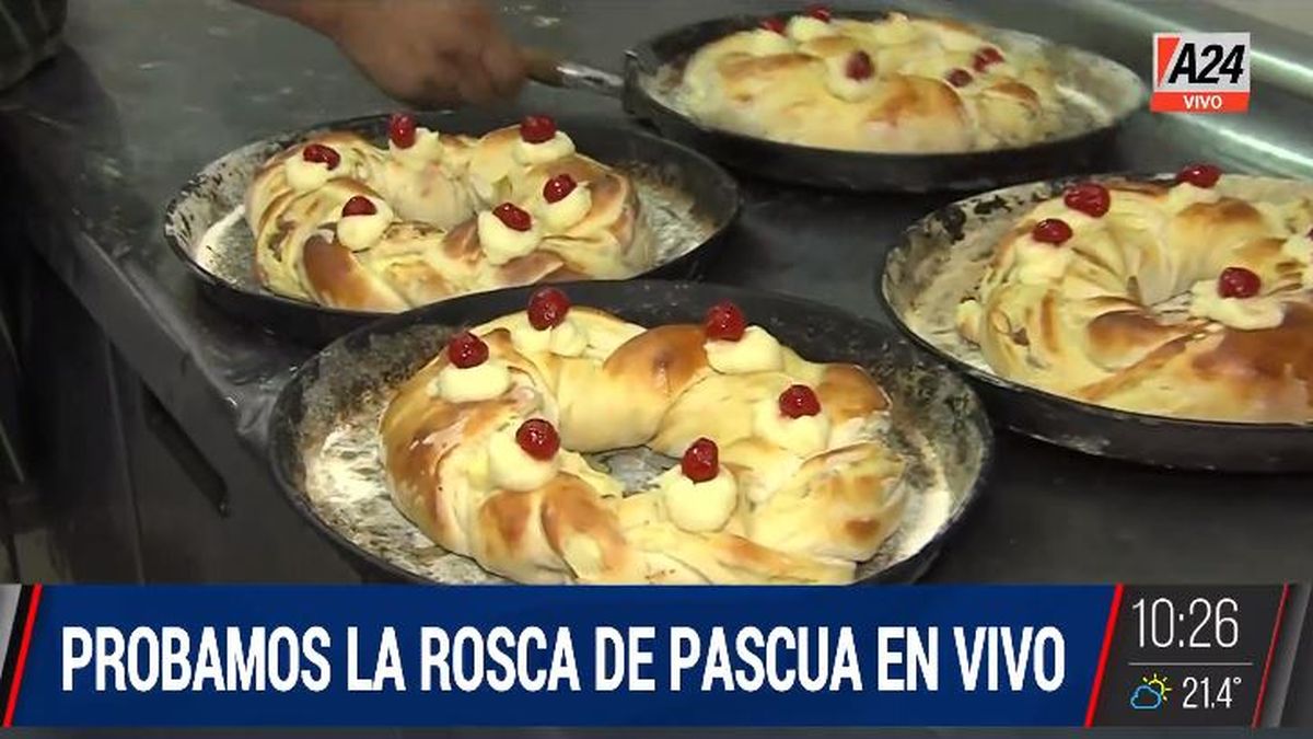 Paso a paso para hacer una tradicional Rosca de Pascua. (Captura de Tv)