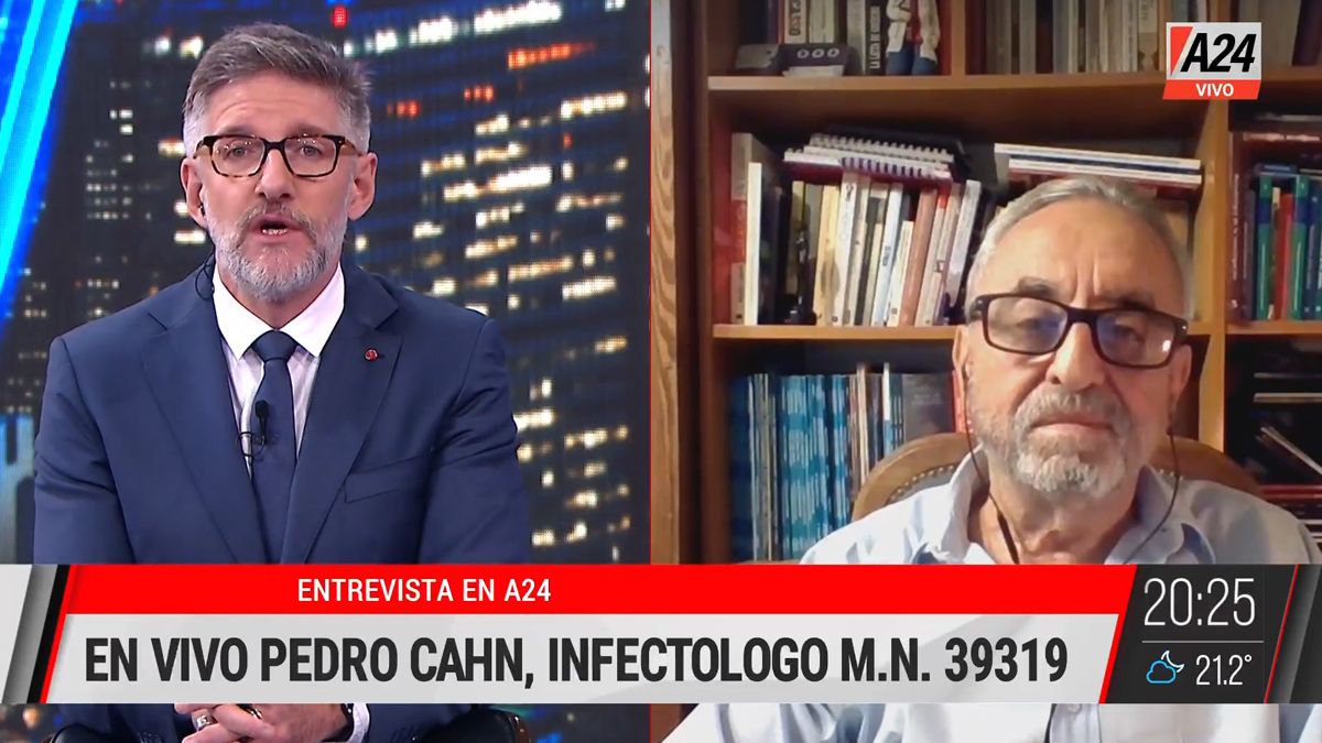 Pedro Cahn: No se pueden inventar terapistas por más que se compren más respiradores.