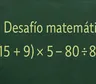 Desafío matemático: casi nadie logra resolverlo antes de los 10 segundos