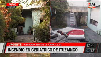 Alarma por el incendio en un geriátrico trucho