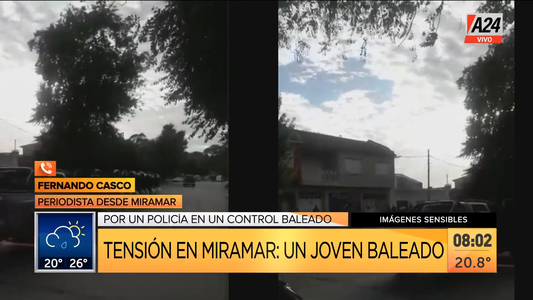 Un policía mató a un menor de 16 años en un control policial de Miramar
