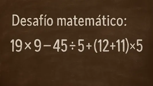 Desafío matemático: muy pocos lo resuelven antes de los 10 segundos