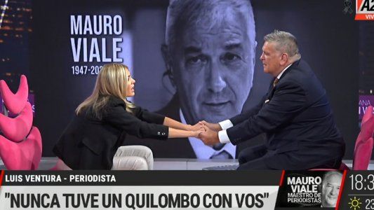 El reencuentro al aire de Viviana Canosa con Luis Ventura