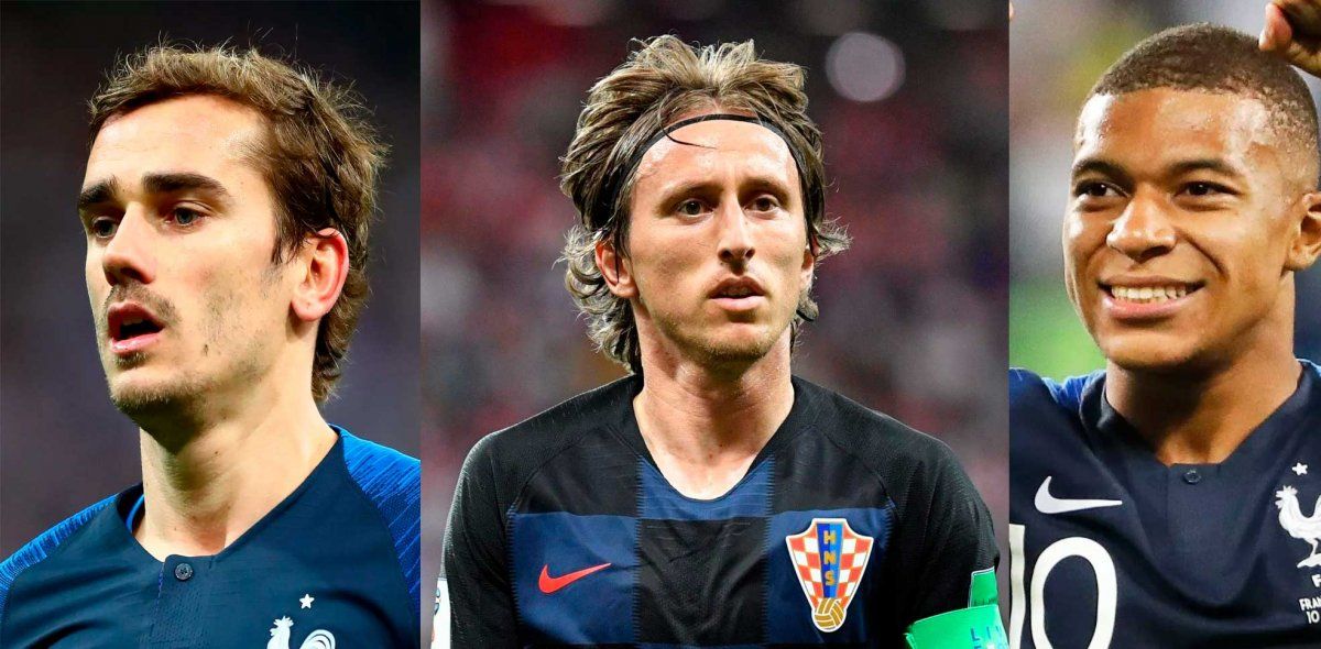 Balón de oro: se elegiría entre Antoine Griezmann, Kylian Mbappé o Luka Modric