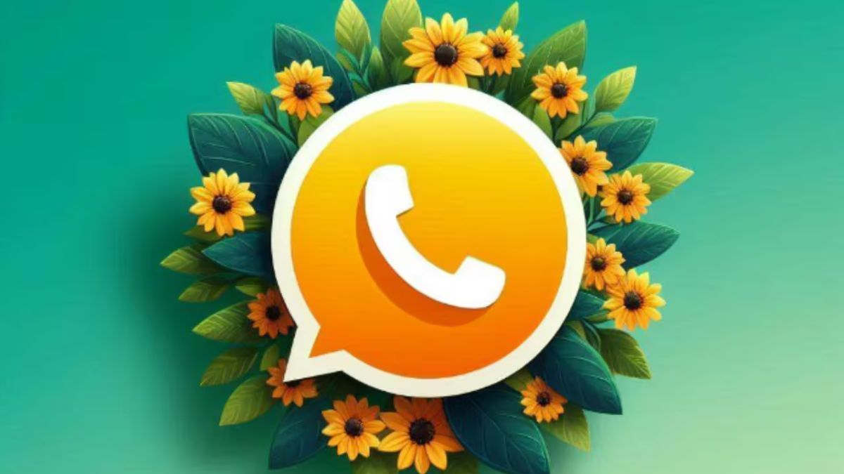 Personaliz&aacute; WhatsApp: as&iacute; pod&eacute;s activar el "modo flores amarillas" en tu tel&eacute;fono.