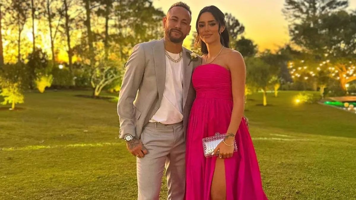 Neymar y su novia