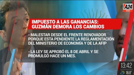 Guzmán demora los cambios en Ganancias y posterga la devolución