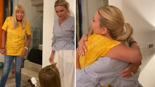 Sofía Zámolo mostró el video con el anuncio a su familia que estaba embarazada