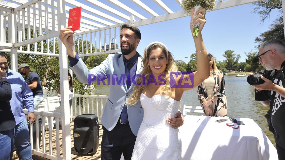 La boda de Flavio Azzaro y Sol Nobile (Fotos DAB)