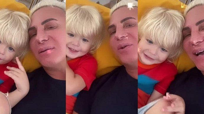 Flavio Mendoza se recuperó del coronavirus y se reencontró con su hijo Dionisio
