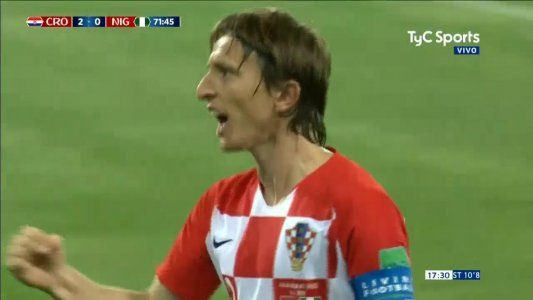Croacia le ganó 2 a 0 a Nigeria y lidera el grupo de Argentina