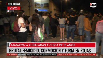 Vecinos de Rojas volvieron a movilizarse por el femicidio de Úrsula Bahillo