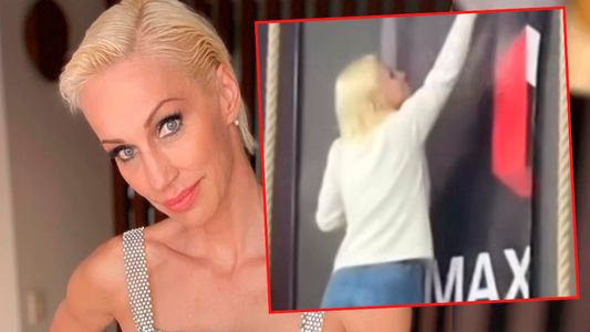 La furia de Ingrid Grudgke: el video destrozando un gimnasio