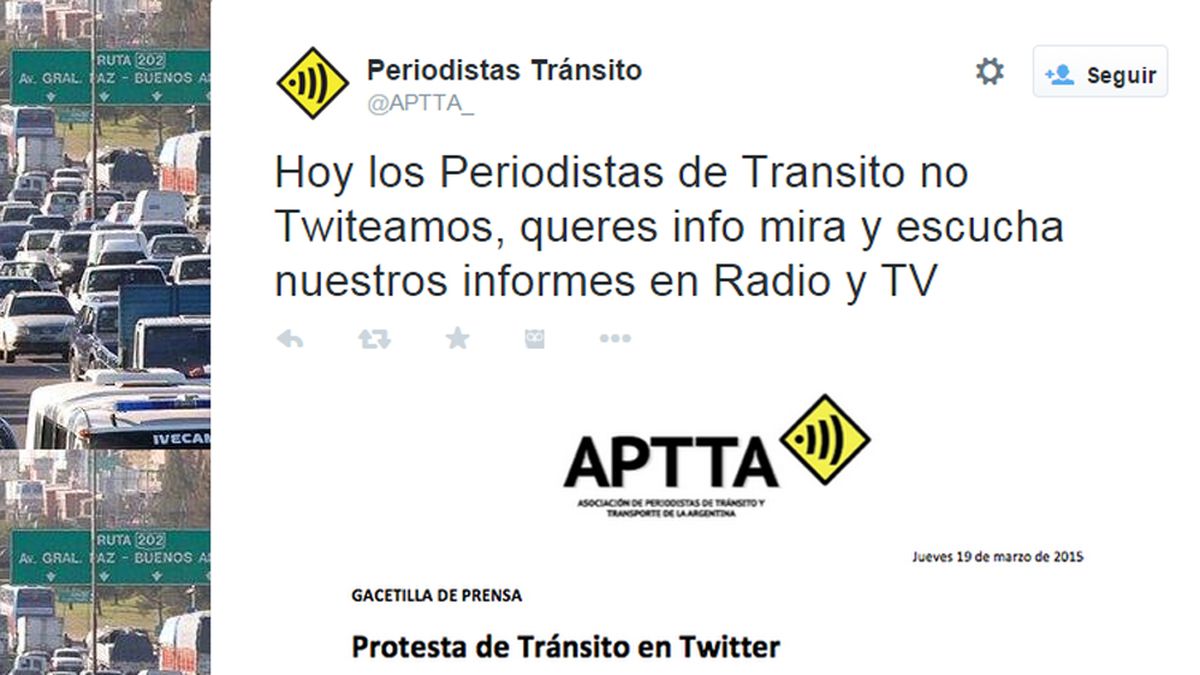 No Hay Información De Tránsito En Twitter: Los Periodistas Están De Huelga