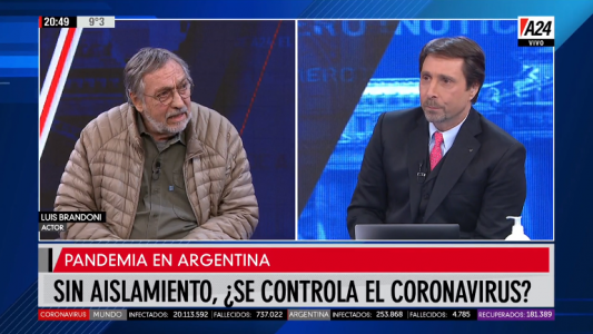 Brandoni aseguró que la oposición se ha comportado de una manera constructiva durante la pandemia