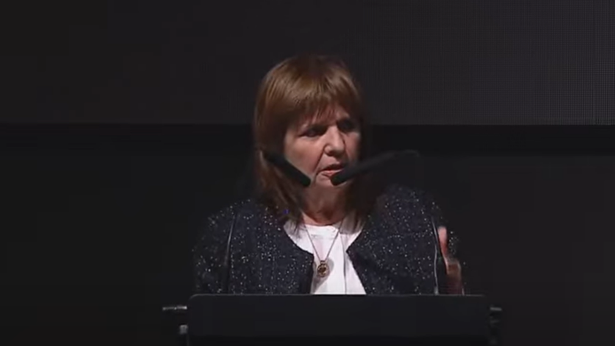 Patricia Bullrich habló en el encuentro de LLA.