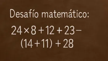Desafío Matemático: ¿resolvés bien esta cuenta con paréntesis?