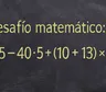 Desafío matemático: ¿en cuánto tiempo lo podés resolver?