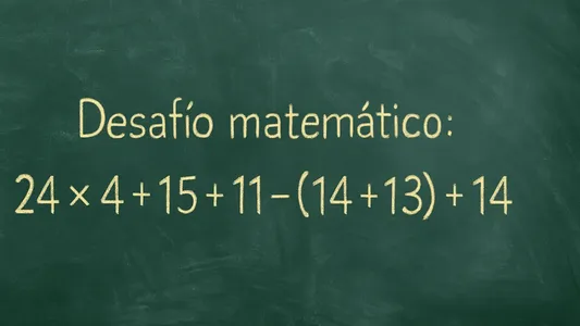 Desafío matemático: ¿en cuánto tiempo lográs resolverlo?