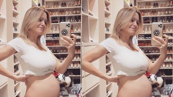 Sofía Zámolo registró el momento en que le anunciaba a sus seres queridos que estaba embarazada