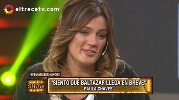 Paula Chaves se despidió lagrimeando de Este es el Show