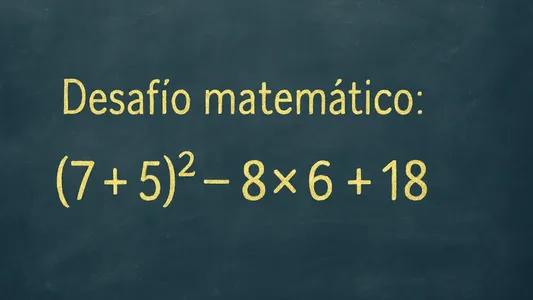 Desafío matemático: una mente brillante lo resuelve en menos de 10 segundos
