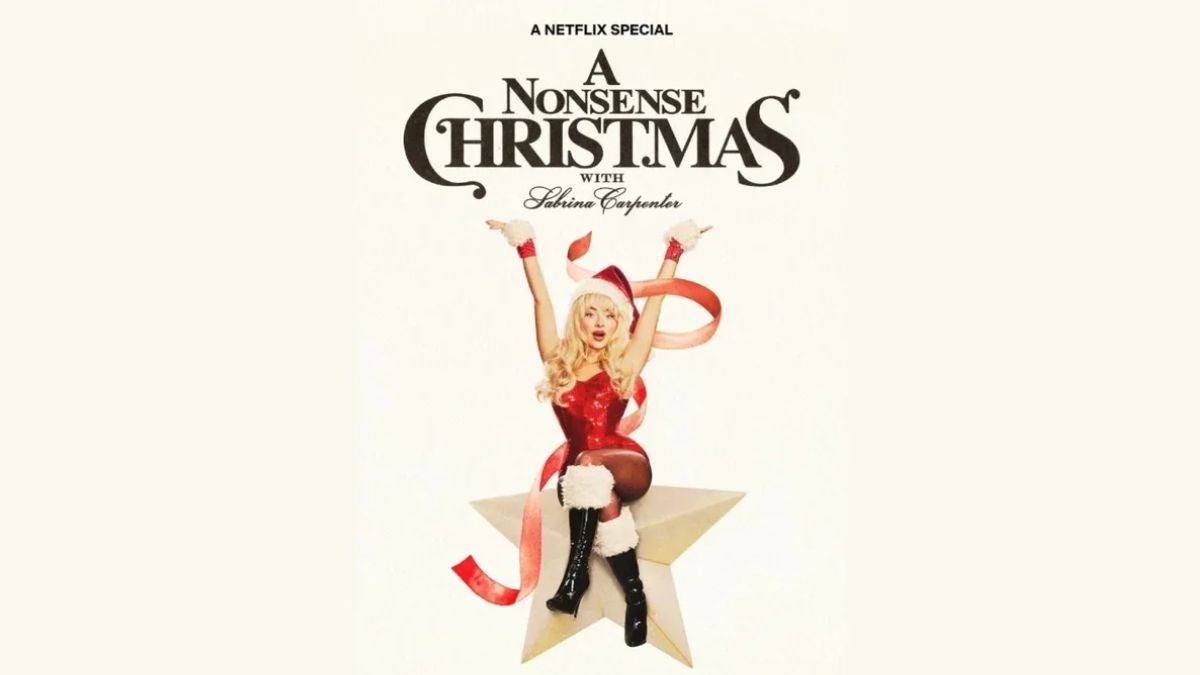 Netflix: Sabrina Carpenter deslumbra con el estreno de su especial navideño A Nonsense Christmas.